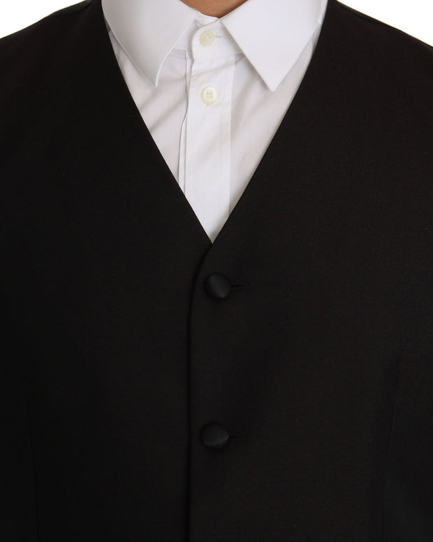 Black Silk Dress Waistcoat