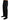 Black Cotton Brocade Formal Trousers Pants