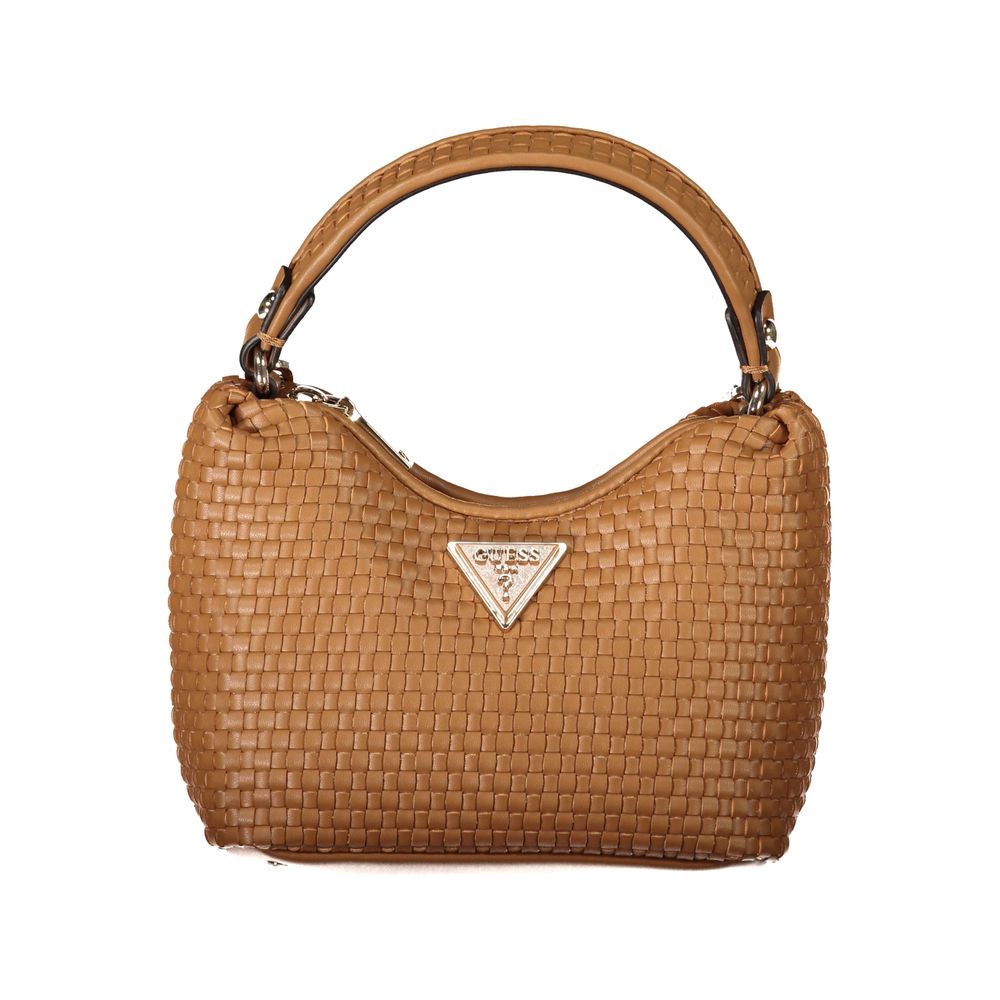 Brown Polyethylene Handbag