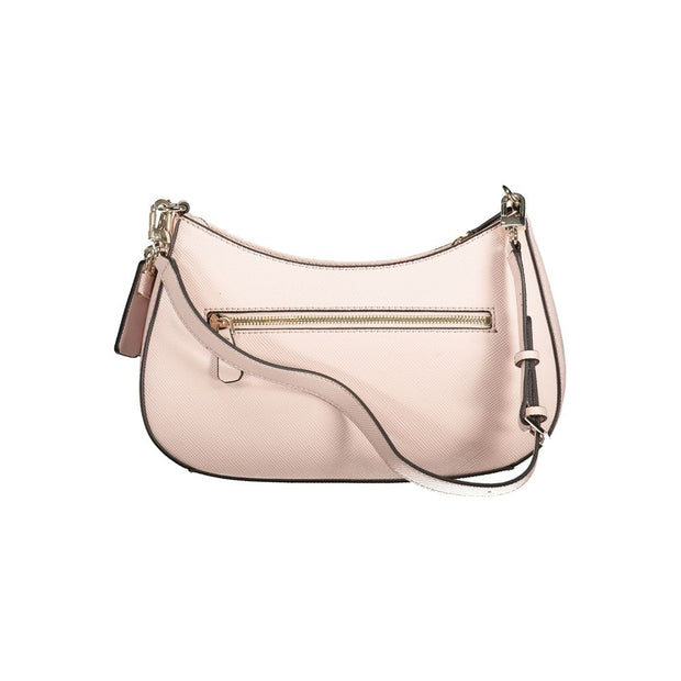 Pink Polyethylene Handbag