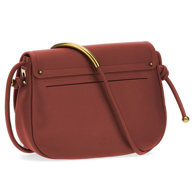 Red Leather Women Crossbody