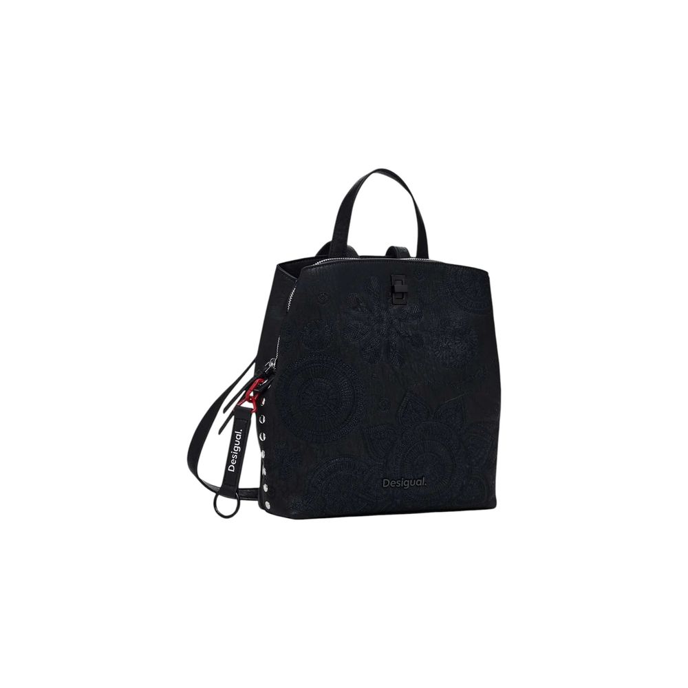 Black Polyethylene Backpack