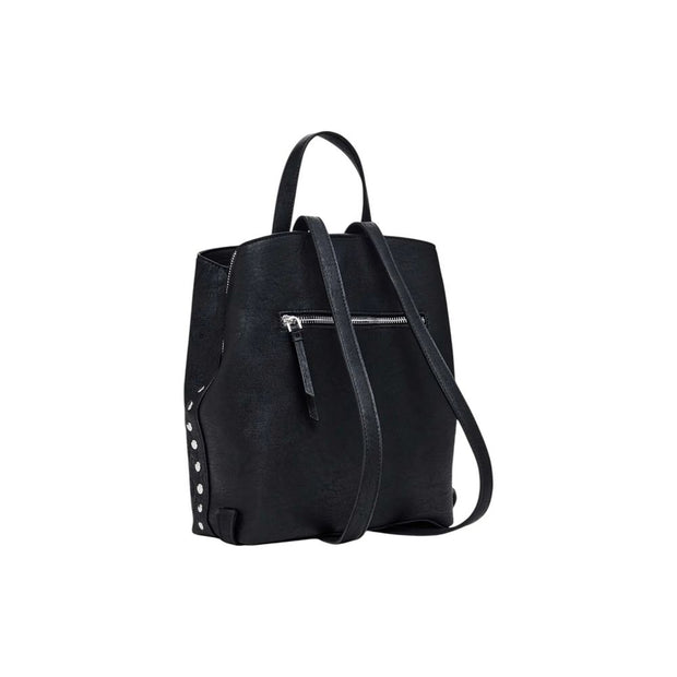 Black Polyethylene Backpack