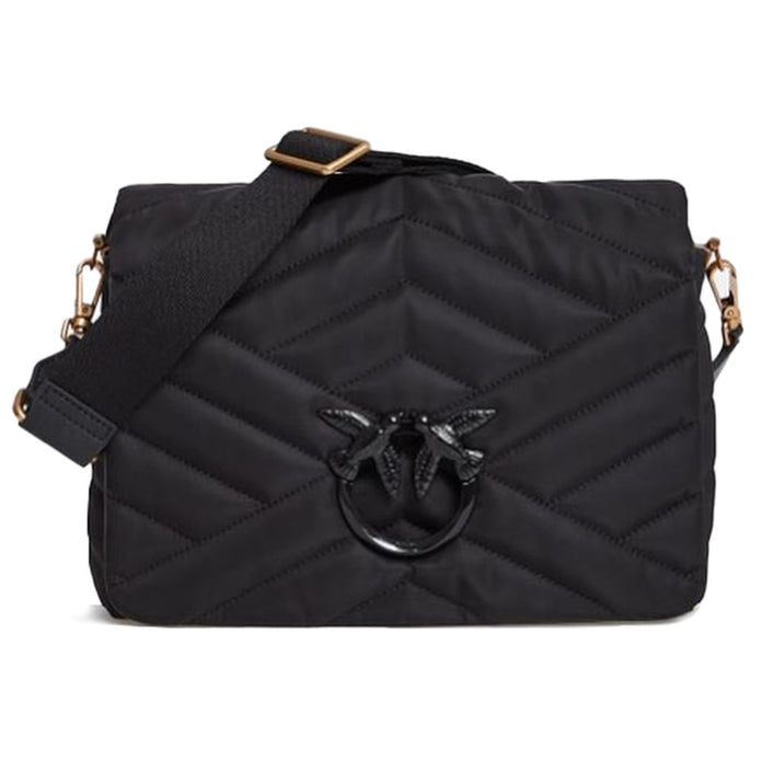 Black Nylon Crossbody Bag