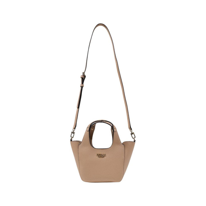 Beige Polyethylene Handbag