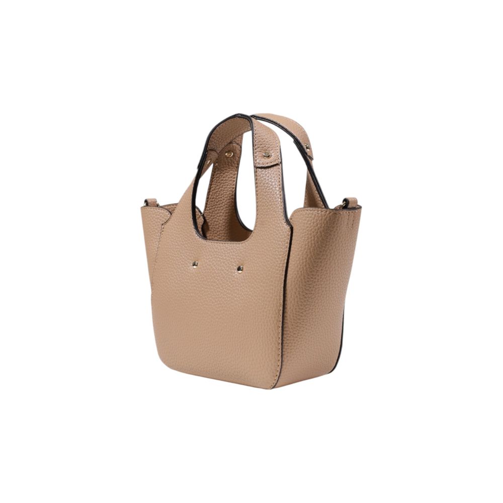 Beige Polyethylene Handbag