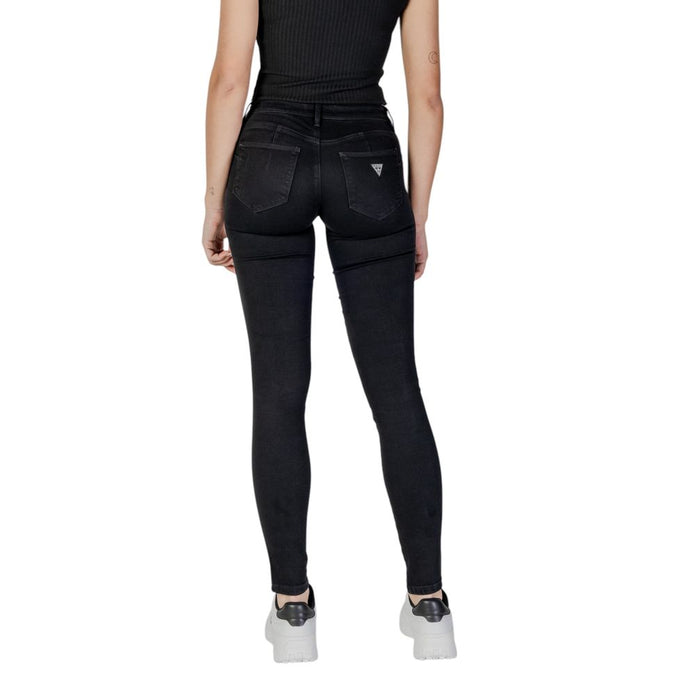 Black Cotton Jeans & Pant