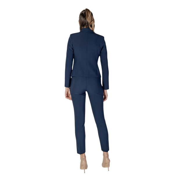 Blue Polyester Suits & Blazer