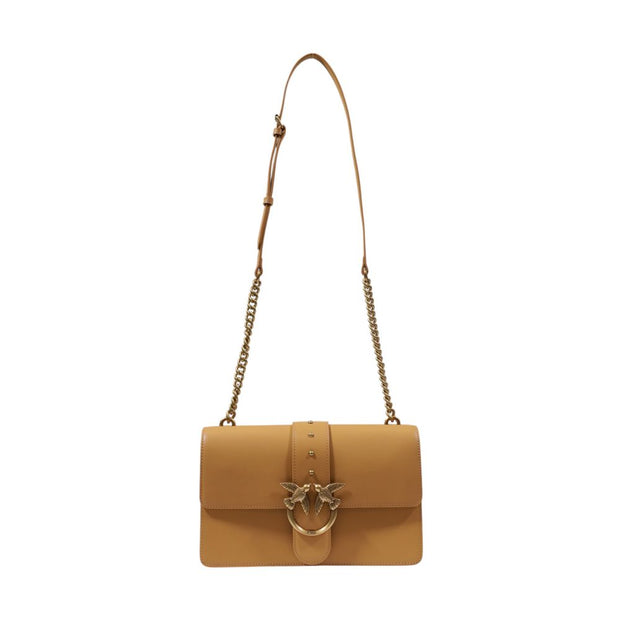 Beige Leather Handbag