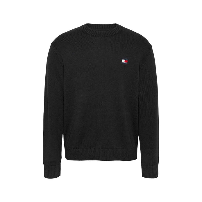 Black Recycled Polyester Sweater