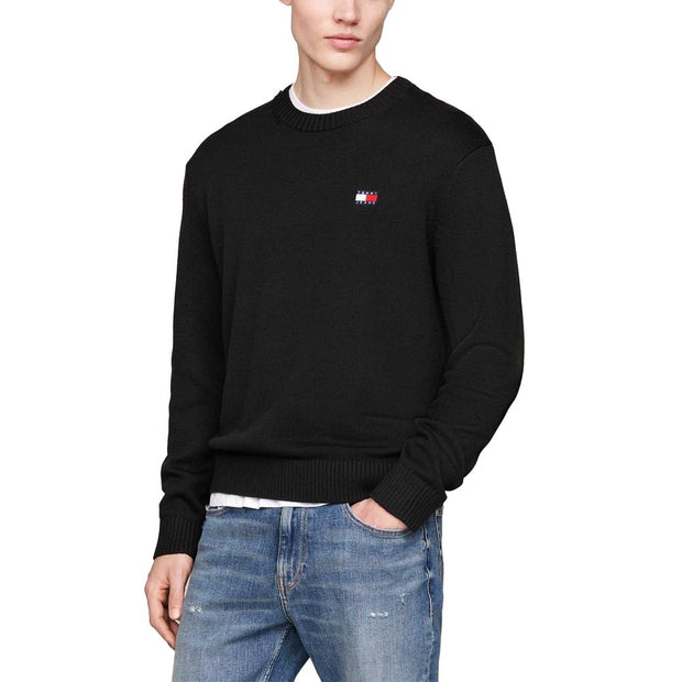 Black Recycled Polyester Sweater