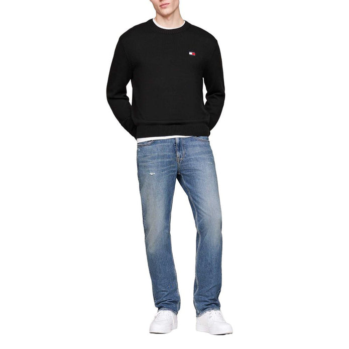 Black Recycled Polyester Sweater