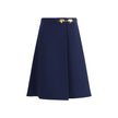 Midi Skirt with Pleat