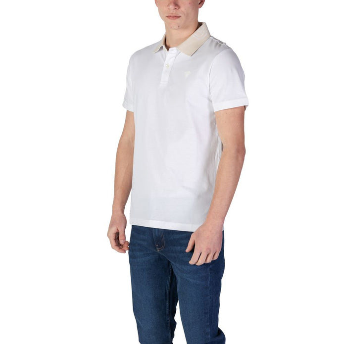 White Cotton Polo Shirt