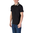 Black Cotton Polo Shirt