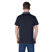 Blue Cotton Polo Shirt