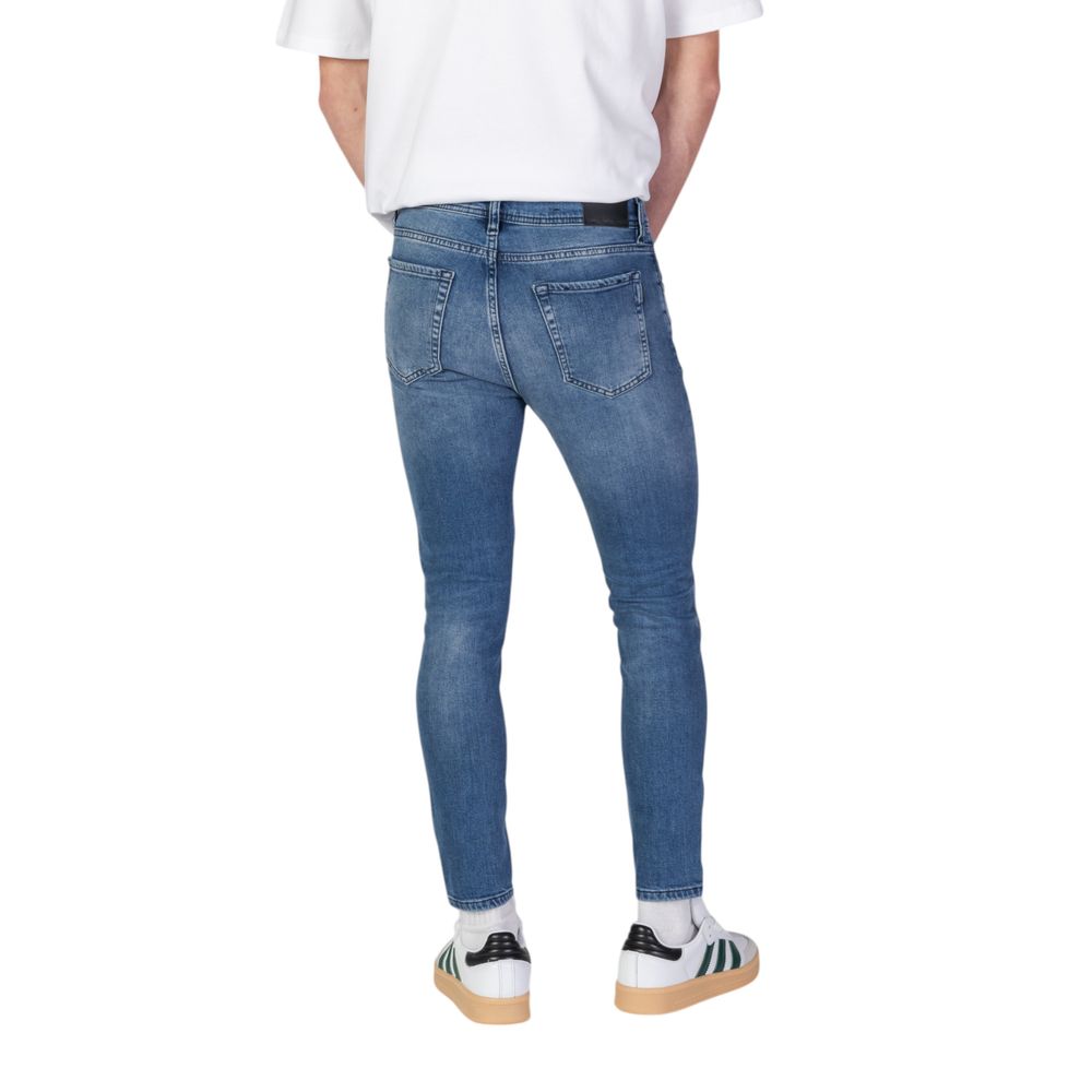 Blue Cotton Jeans & Pant