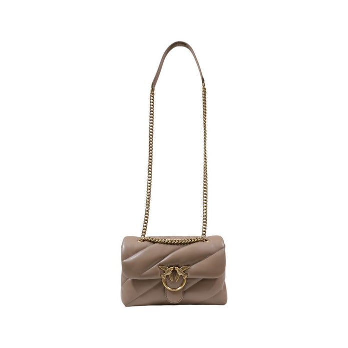 Beige Leather Handbag