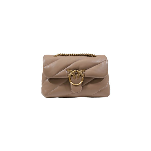 Beige Leather Handbag