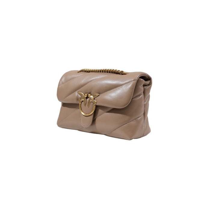 Beige Leather Handbag