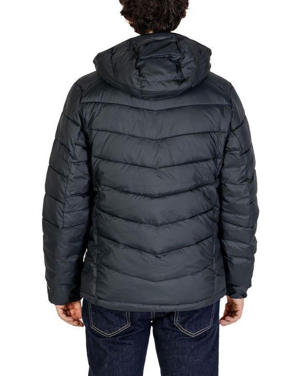 Black Polyester Jackets & Coat