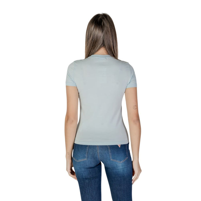 Blue Cotton Tops & T-Shirt