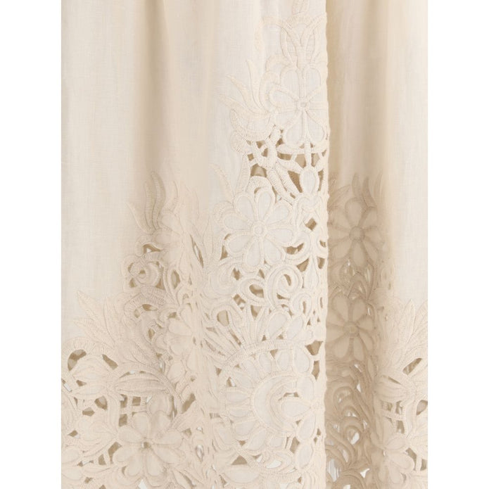 Wylie Embroidered Midi Skirt