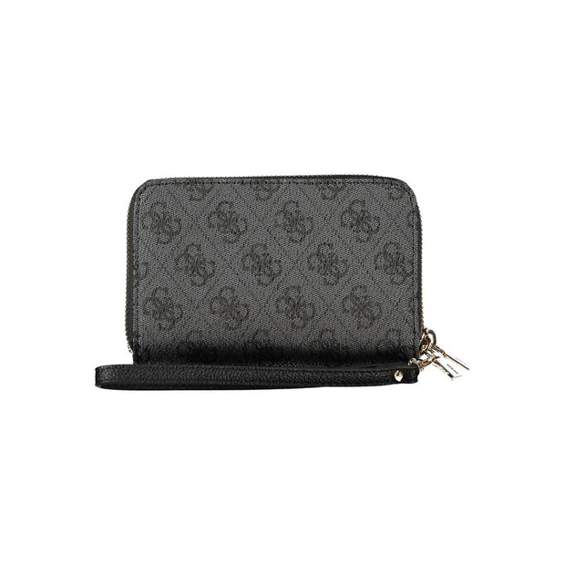 Black Polyethylene Women Wallet