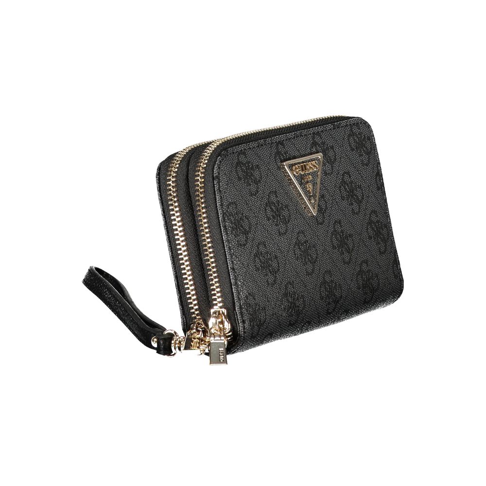 Black Polyethylene Women Wallet