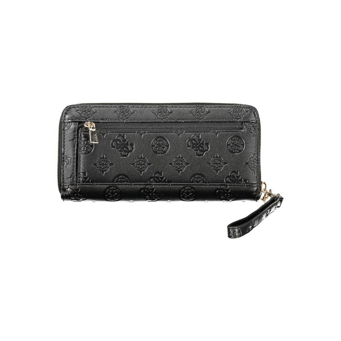 Black Polyethylene Women Wallet