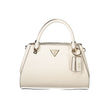 Beige Polyethylene Women Handbag