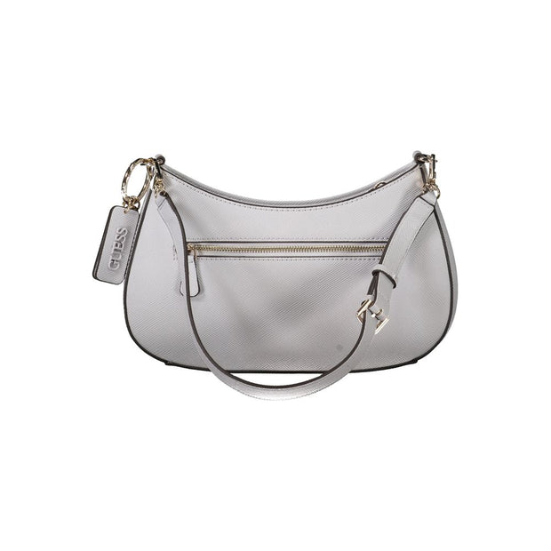 Gray Polyethylene Handbag