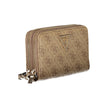 Beige Polyethylene Women Wallet