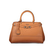 Brown Polyethylene Women Handbag