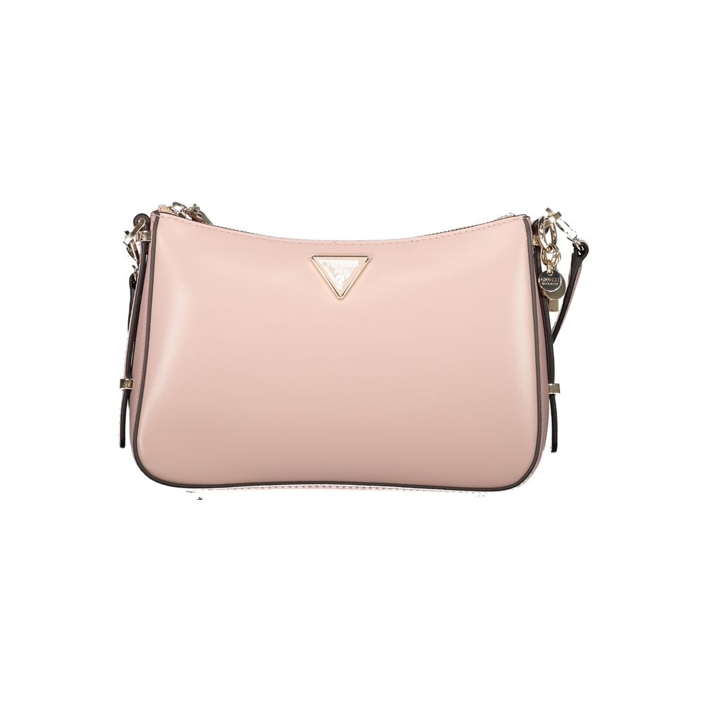 Pink Polyethylene Handbag