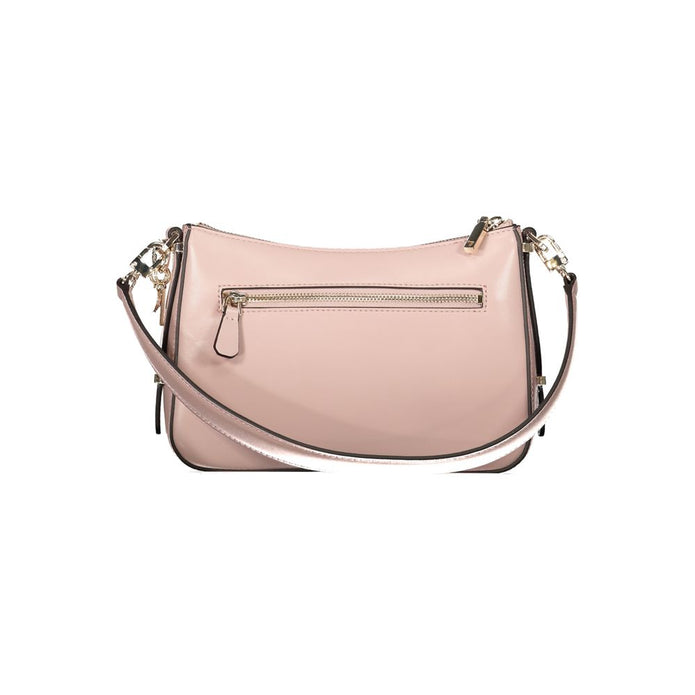 Pink Polyethylene Handbag