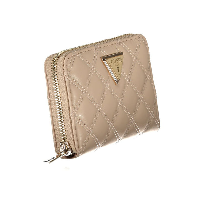 Beige Polyethylene Wallet