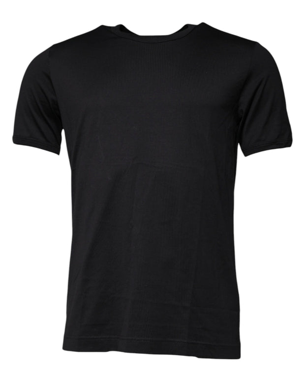 Blue Crown Crew Neck Short Sleeves T-shirt