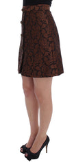 Elegant Brocade Bubble Skirt