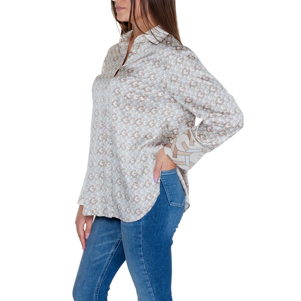 Beige Polyester Sweater