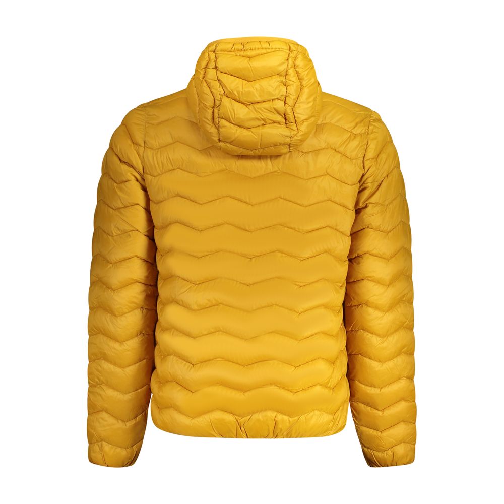 Yellow Polyamide Men Jacket