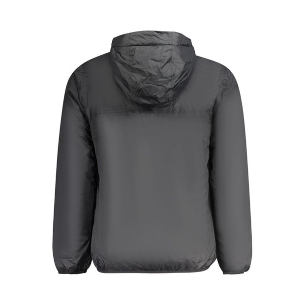 Black Polyamide Men Jacket