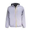 Blue Polyamide Men Jacket