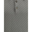 Polo Shirt with woven pattern.