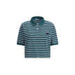 Striped Cotton Polo Shirt