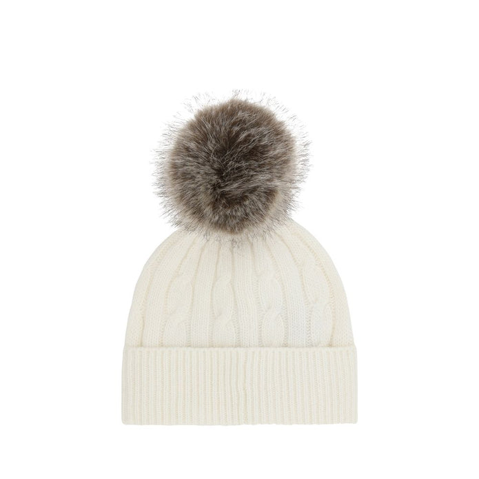 Hat with pompom