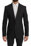 Gray Wool Slim Fit 2 Piece MARTINI Suit