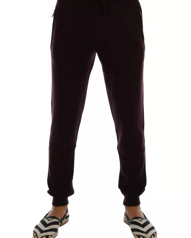 Purple Cashmere Gym Training Sport Pants