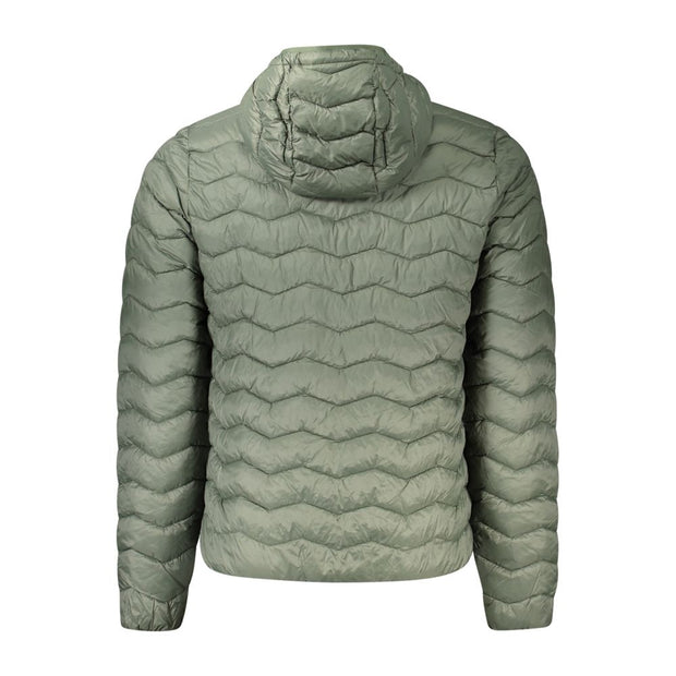 Green Polyamide Men Jacket