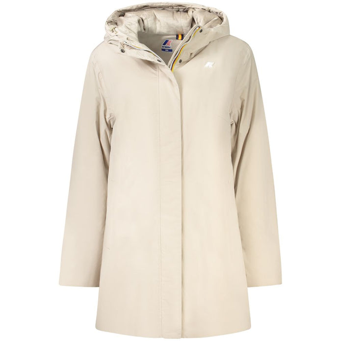 Beige Polyamide Women Jacket